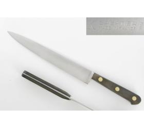 Canadian - 8 in Slicer Knife - Stainless Steel - Wood Handle